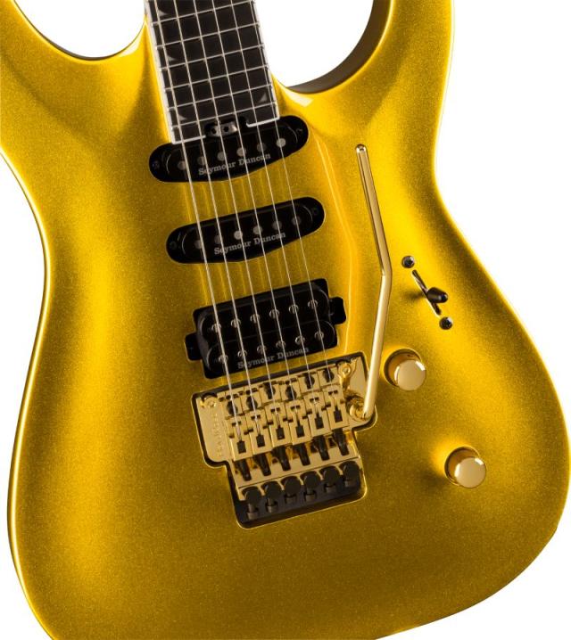 Jackson Pro Plus Series Soloist SLA3, Ebony Fingerboard, Gold Bullion エレキギター〈ジャクソン〉_2