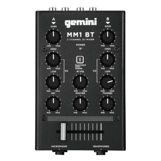 gemini MM1BT ミニDJミキサー〈ジェミナイ〉
