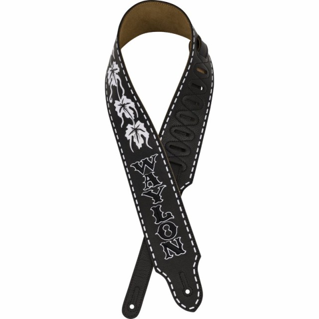 Fender Waylon Jennings Signature Strap Black ギターストラップ〈フェンダー〉