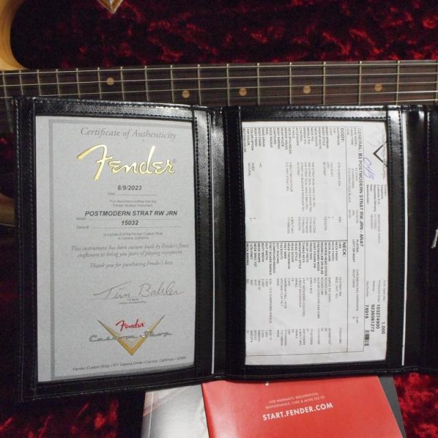 Fender Custom Shop 2023 Collection Postmodern Strat Journeyman Relic, Aged Natural【S/N 15032 3.46kg】_10