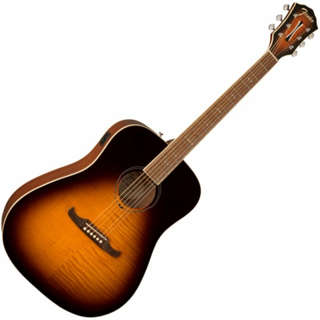 Fender FA-225E Dreadnought Walnut Fingerboard Mocha Burst エレアコ〈フェンダー〉