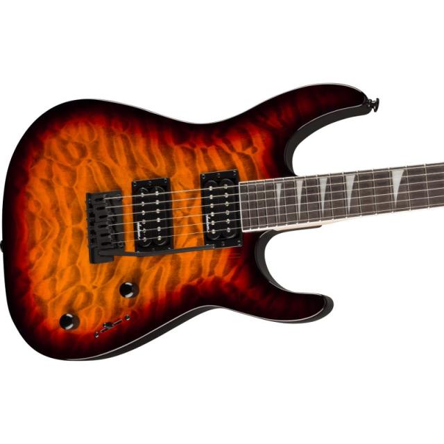 Jackson JS Series Dinky JS20 DKQ 2PT, Amaranth Fingerboard, Transparent Tobacco Burst エレキギター〈ジャクソン〉_3