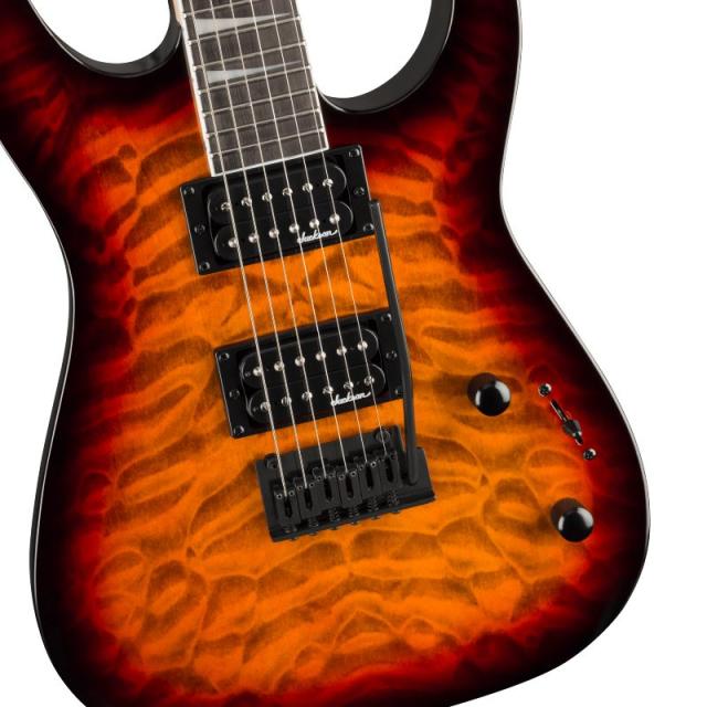 Jackson JS Series Dinky JS20 DKQ 2PT, Amaranth Fingerboard, Transparent Tobacco Burst エレキギター〈ジャクソン〉_2
