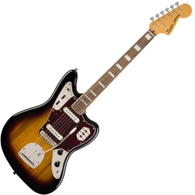 Squier by Fender Classic Vibe '70s Jaguar Laurel Fingerboard 3-Color Sunburst〈スクワイヤージャガー〉