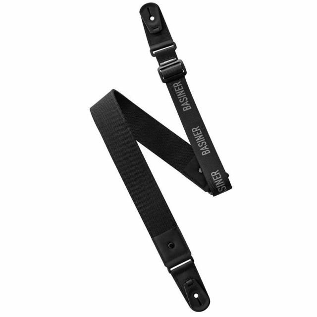 basiner DURA STRAP VG Black Monogram DURA STRAP VITALGRIP ギター/ベースストラップ