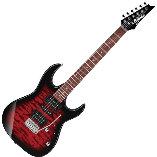 Ibanez GIO GRX70QA-TRB エレキギター〈アイバニーズ〉
