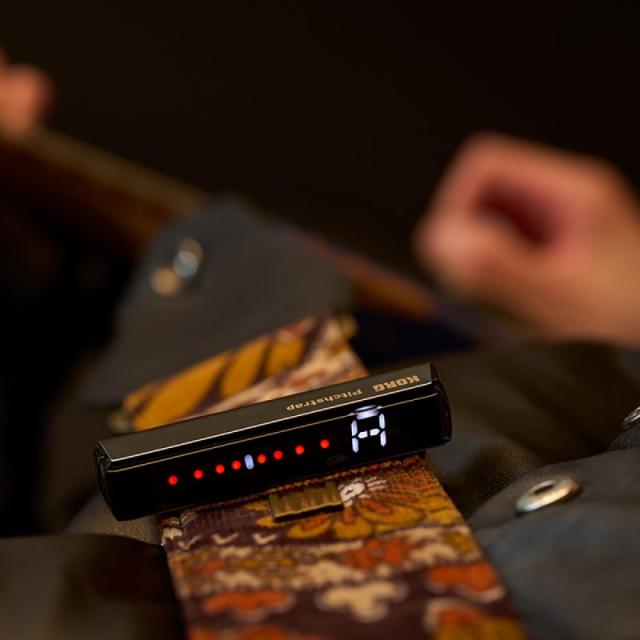 KORG PST-1 BK Pitchstrap ギター・ベース用ストラップ装着チューナー〈コルグ〉_3