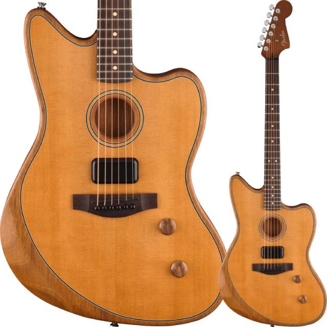 Fender Acoustasonic Standard Jazzmaster, Aged Natural〈フェンダー〉