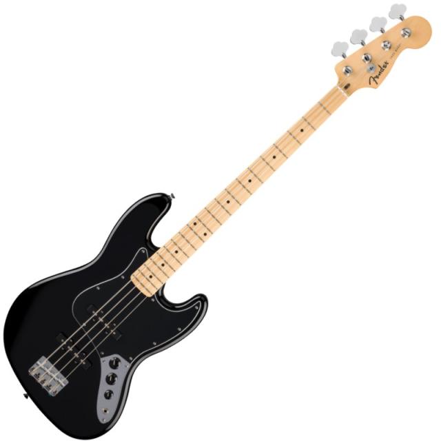 Fender Standard Jazz Bass, Maple Fingerboard, Black Pickguard