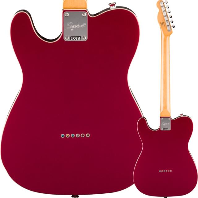 Squier by Fender Classic Vibe Custom Esquire, Laurel Fingerboard, Parchment Pickguard, Candy Apple Red〈スクワイヤー〉_1