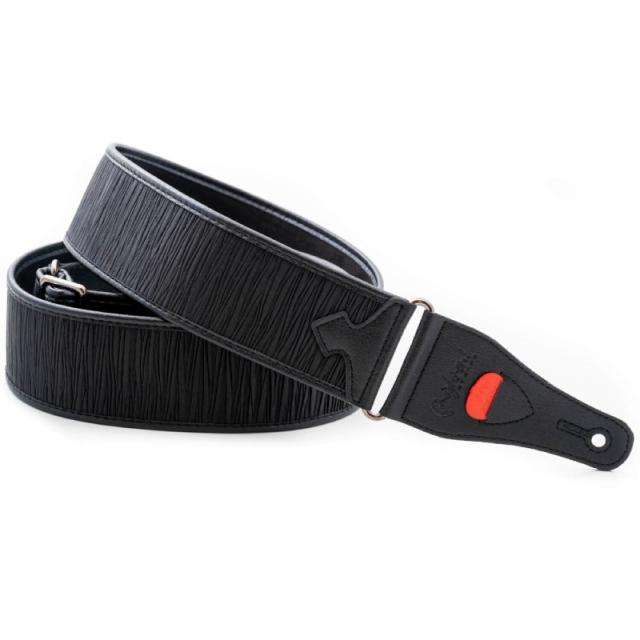 RightON!STRAPS DUNE Black ギター ベース用ストラップ〈ライトオン！ストラップ〉