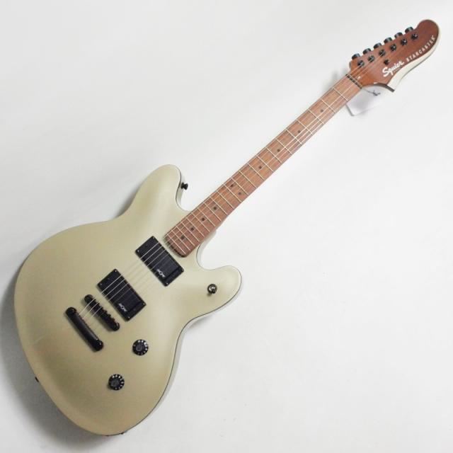 【ケース付き】Squier Starcaster Shoreline Gold ケース付き】Squier Starcaster Shoreline Gold