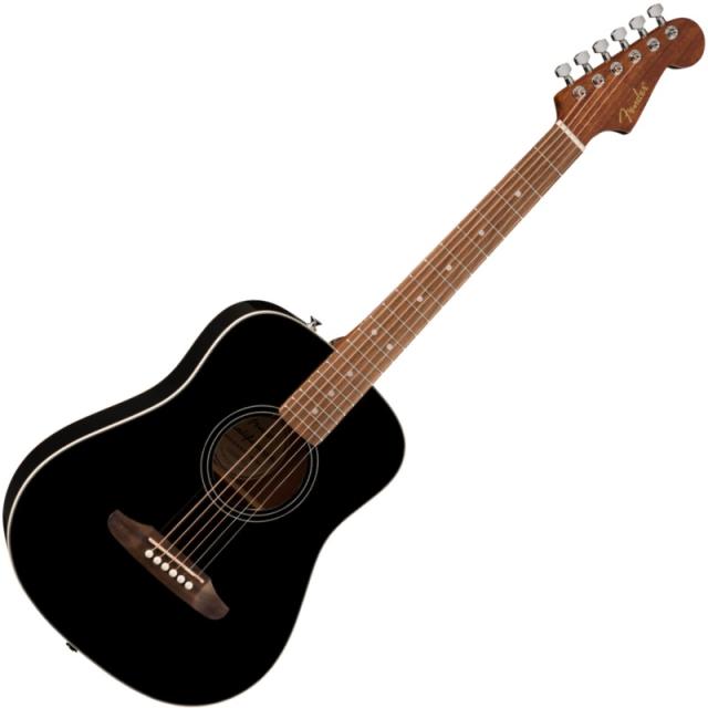 Fender California Standard Redondo Mini with Bag, Spruce Top, Black ミニアコースティックギター〈フェンダー〉