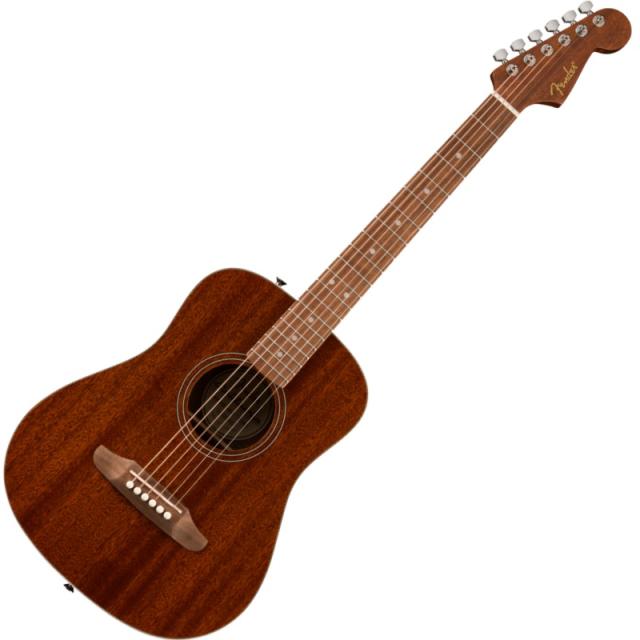 Fender California Standard Redondo Mini with Bag, Spruce Top, Natural Sapele ミニアコースティックギター〈フェンダー〉_1