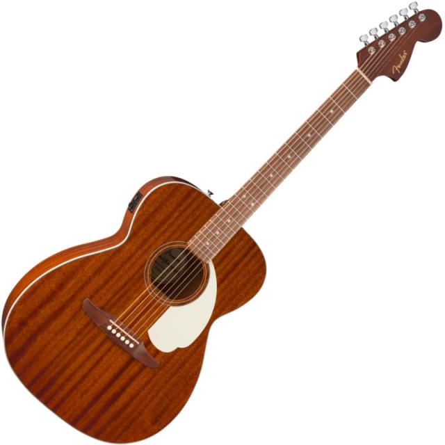 Fender California Standard Monterey E, Sapele Top, Ivory Pickguard, Natural Sapele エレアコ〈フェンダー〉