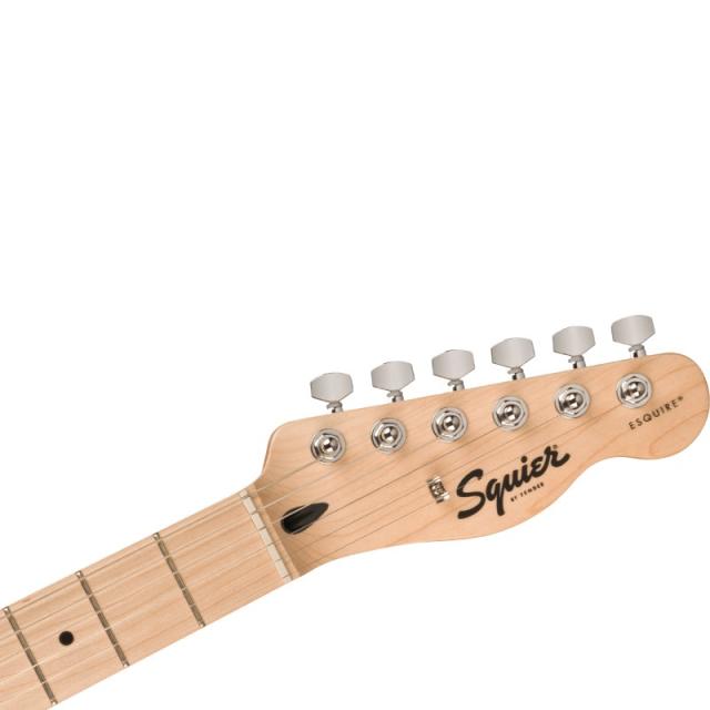 Squier by Fender Sonic Esquire H, Maple Fingerboard, Black Pickguard, Arctic White【スクワイヤー】_4