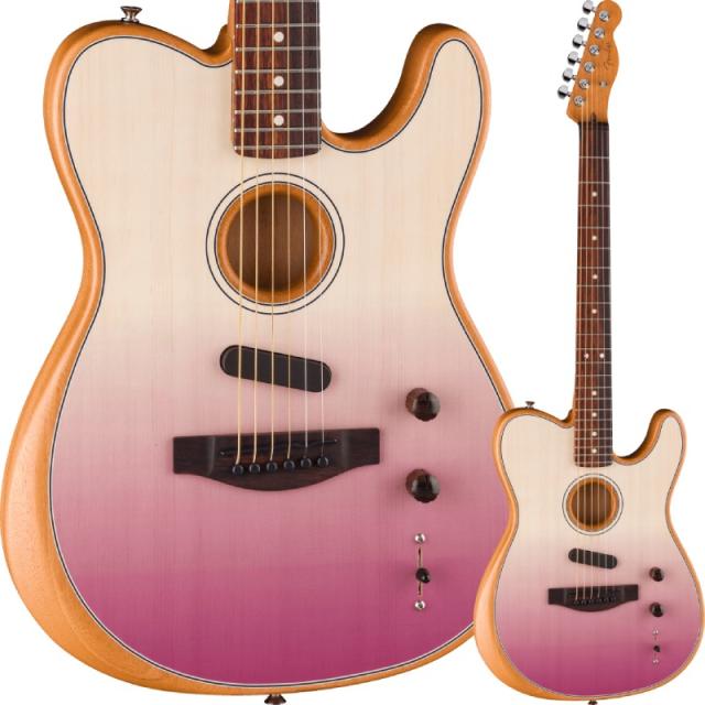 Fender FSR Acoustasonic Player Telecaster, Rosewood Fingerboard, Burgundy Fade 限定品〈フェンダー〉 187,000円
