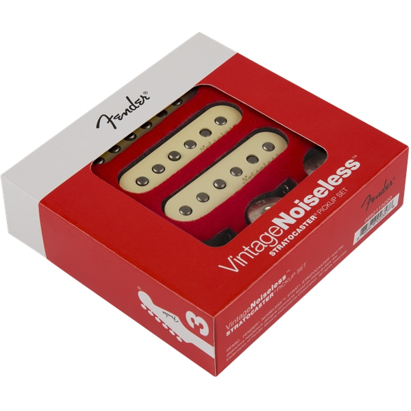 Fender Vintage Noiseless Strat Pickups, (3), Aged White ピックアップセット フェンダー