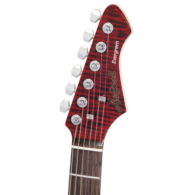 ARIA PRO II 714-AE200 SR (See-through Red) エレキギター
