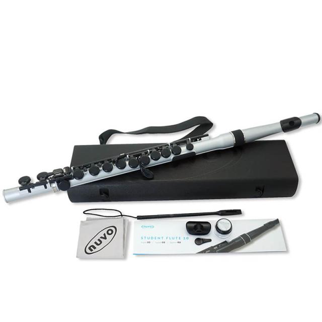 NUVO Student Flute 2.0 フルート シルバー／ブラックN235SFSB〈ヌーヴォ〉_1