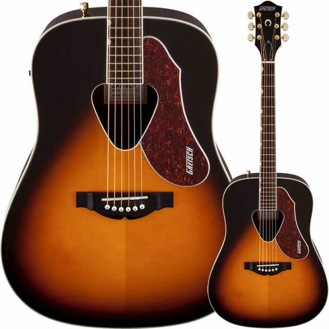 超美品 GRETSCH G5024E Rancher Dreadnought Electric Sunburst ...