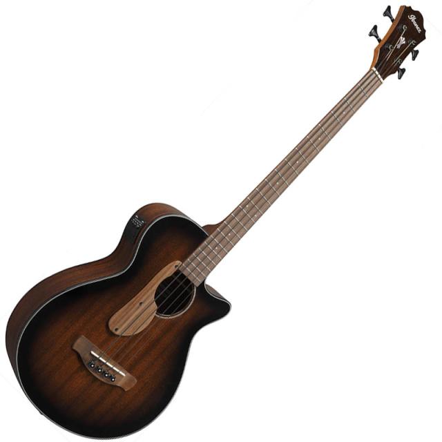 Ibanez AEGB24E-MHS(Mahogany Sunburst High Gloss) エレアコベース〈アイバニーズ〉_3