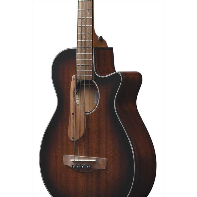Ibanez AEGB24E-MHS(Mahogany Sunburst High Gloss) エレアコベース〈アイバニーズ〉_2