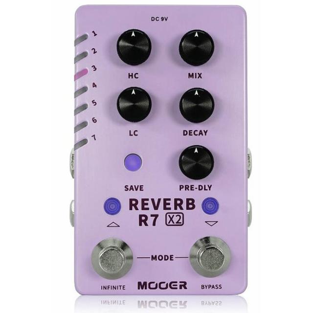 Mooer R7 X2 REVERB リバーブ ギター エフェクターの通販は 17,094円
