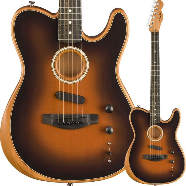Fender American Acoustasonic Telecaster, Ebony Fingerboard, Sunburst〈フェンダー〉