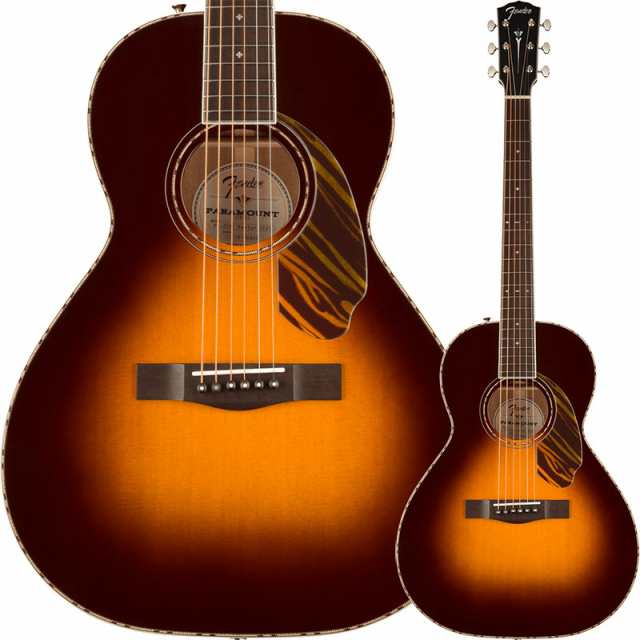 Fender PS-220E Parlor Ovangkol Fingerboard 3-Tone Vintage Sunburst〈フェンダーエレアコ〉