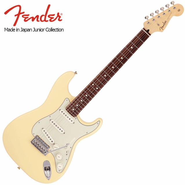 Fender Made in Japan Junior Collection Stratocaster Rosewood Fingerboard Satin Vintage White ジュニアストラトキャスター〈フェ