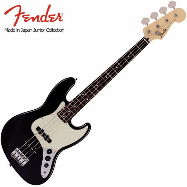 Fender Made in Japan Junior Collection Jazz Bass Rosewood Fingerboard Black ジュニア・ジャズベース〈フェンダージャパン〉