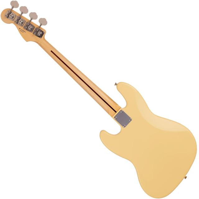 Fender Made in Japan Junior Collection Jazz Bass, Rosewood Fingerboard, Satin Vintage White ジュニア・ジャズベース〈フェンダージャパン〉_1
