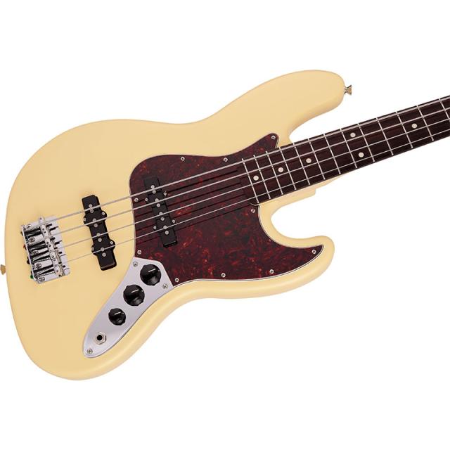 Fender Made in Japan Junior Collection Jazz Bass, Rosewood Fingerboard, Satin Vintage White ジュニア・ジャズベース〈フェンダージャパン〉_3