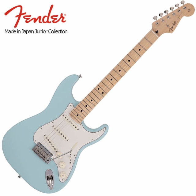 Fender Made in Japan Junior Collection Stratocaster Maple Fingerboard Satin Daphne Blue ジュニアストラトキャスター〈フェンダー