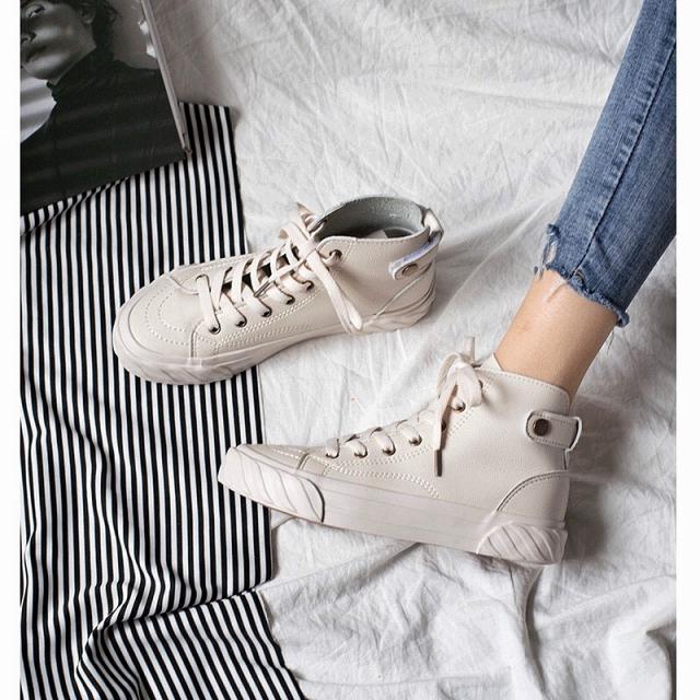 21春新作 スニーカー レディース ハイカット シューズ 靴 ダンス スケボー スポーツ 可愛い お洒落 インスタ映え 秋 冬 春新作の通販はau Pay マーケット レディスファッション安カワセール Hello