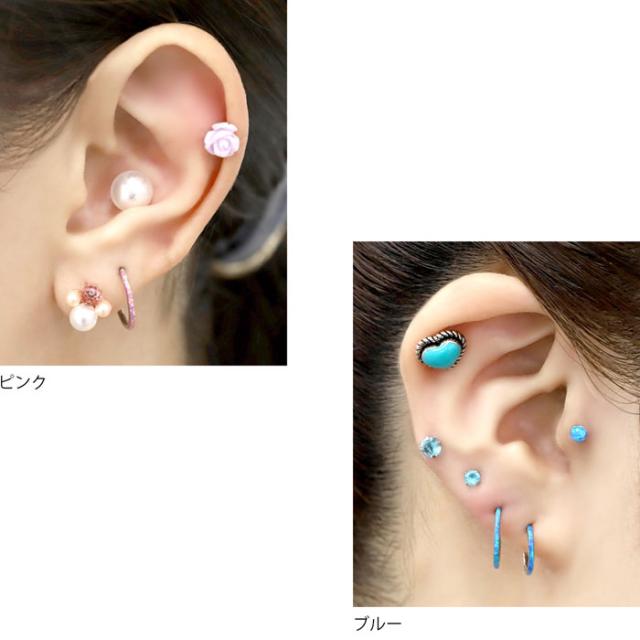 正規販売店 オパールデザインピアス ハーフエタニティ 18金 特製バネクリップ 10月誕生石 Pa 9541 特別ご奉仕価格 ぽっきりsale対象 Hyh Vn