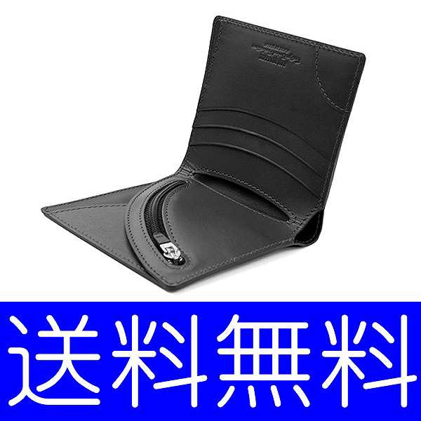 機能的 軽量　上質 ヌメ革 レザー ウォレット 二つ折財布 プレゼントにも最適　短財布 ナチュラル ランニング ゴルフ  [vraw1530bk][送料の通販は