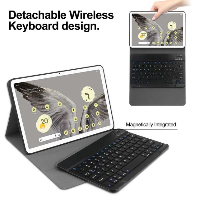 Google Pixel Tablet 10.9インチ Bluetooth キーボード ケース付き
