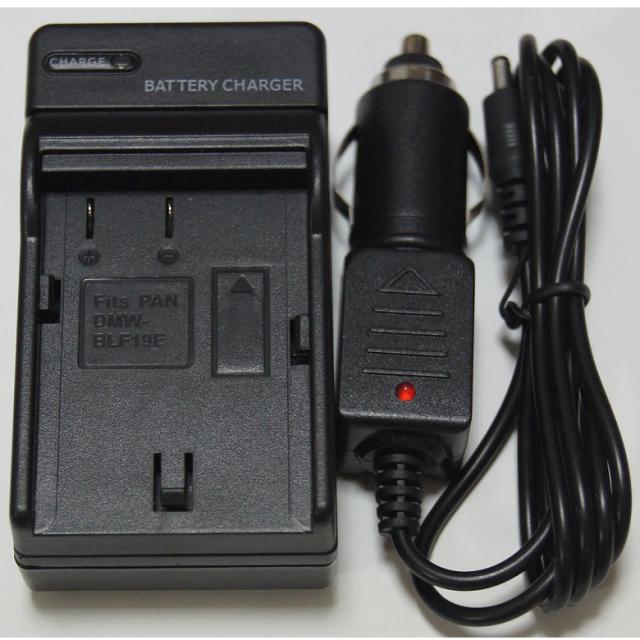 PANASONIC　 DMW-BLF19、DMW-BLF19E対応互換急速充電器（カーチャージャー付属）DMC-GH3