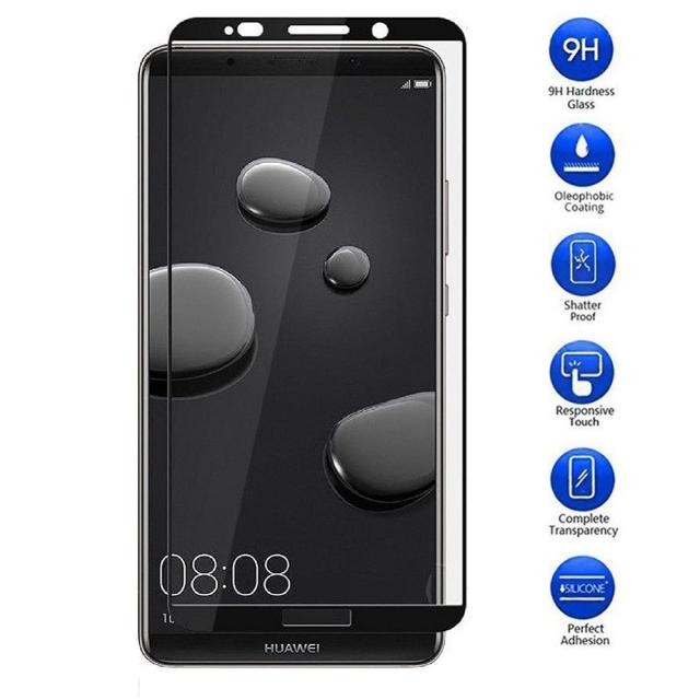 Huawei Mate 10 Pro ガラスフィルム 3Dガラス 傷防止 液晶保護 ファー 