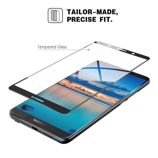 Huawei Mate 10 Pro ガラスフィルム 3Dガラス 傷防止 液晶保護 ファー 