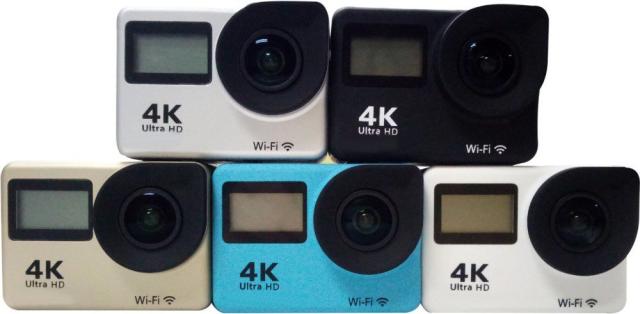 【送料無料】4K Wi-Fi アクションカム スポーツ カメラ 高感度 ツインディスプレイ 30メートル防水ハウジング 170度ワイド広角レンズ_7