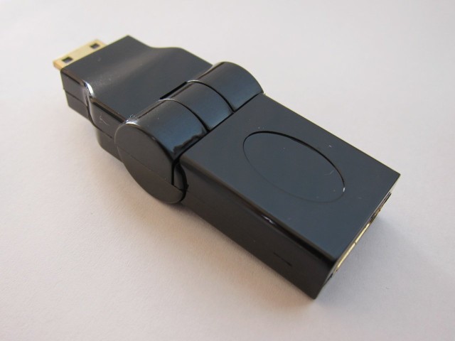 L字型変換アダプタ HDMI to HDMI(標準HDMIオス・メス) 90°-270° 角度調整自由自在の通販はau PAY マーケット -  PCATEC