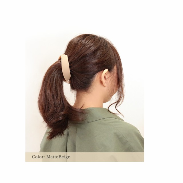 ダブルコーム バナナクリップ シンプル 髪の多い人 ヘアアクセサリー