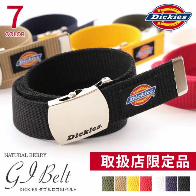 Dickies ディッキーズ 32mm幅 GIベルト 取扱店限定品 GI キャンバス