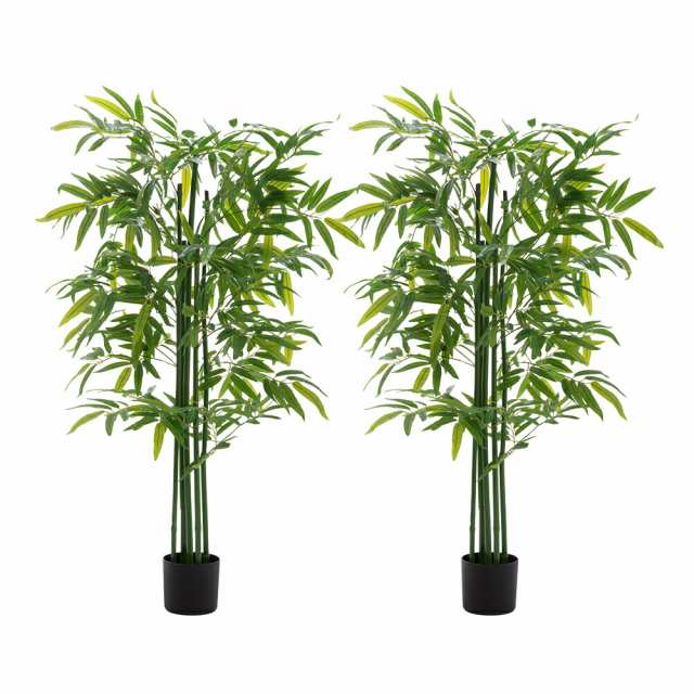 観葉植物 バンブー 2本セット 高さ150cm インテリアグリーン フェイクグリーン 光触媒 人工観葉植物 インテリア 洗浄 防臭