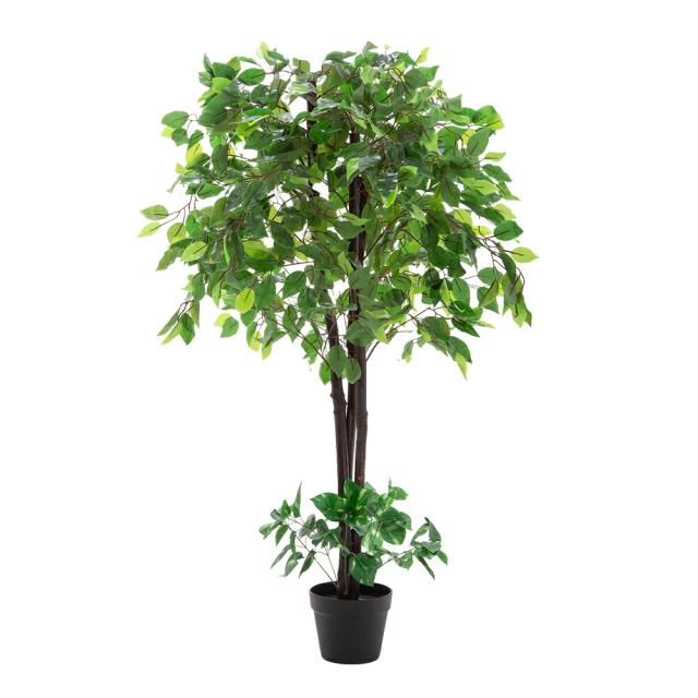 観葉植物 ベンジャミン インテリアグリーン フェイクグリーン 光触媒 人工観葉植物 おしゃれ インテリア オフィス 洗浄 防臭 送料無料_2