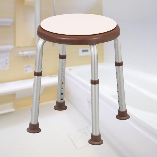 シャワーチェア シャワースツール バスチェア 浴室用 回転スツール 風呂椅子 風呂イス 入浴用イス 高さ調節 回転式 シニア リハビリの通販は 5,080円