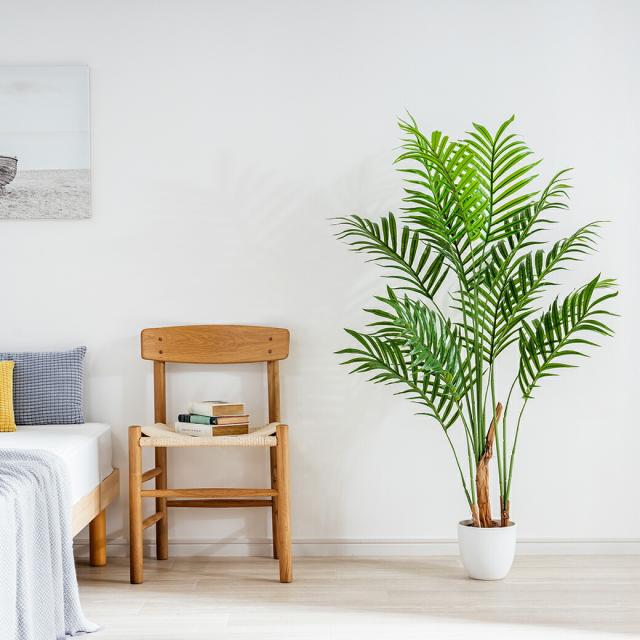 人工観葉植物 アレカヤシ 光触媒 フェイクグリーン 大型 140cm インテリアグリーン お手入れ不要 オフィス リビング 消臭 抗菌_4